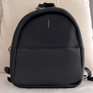 THACKER Ella Neoprene Black Backpack NWT